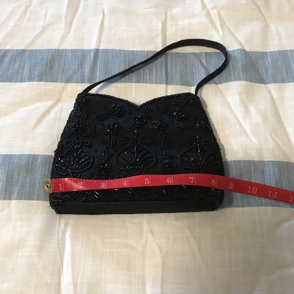 Vintage Little Black Evening Bag - Picture 5 of 8